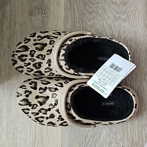Leopard Crocs